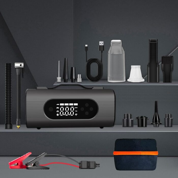 8-in-1 Car Jump Starter with Air Compressor 150PSI - Image 2
