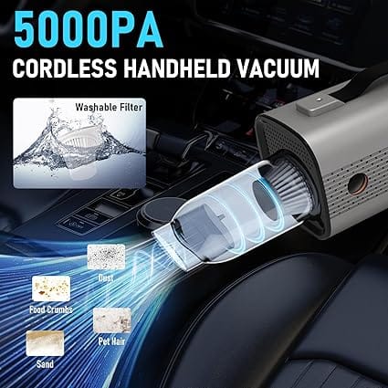 810D-RxhTL._AC_SX425_.jpg 8-in-1 Car Jump Starter with Air Compressor 150PSI - Image 4
