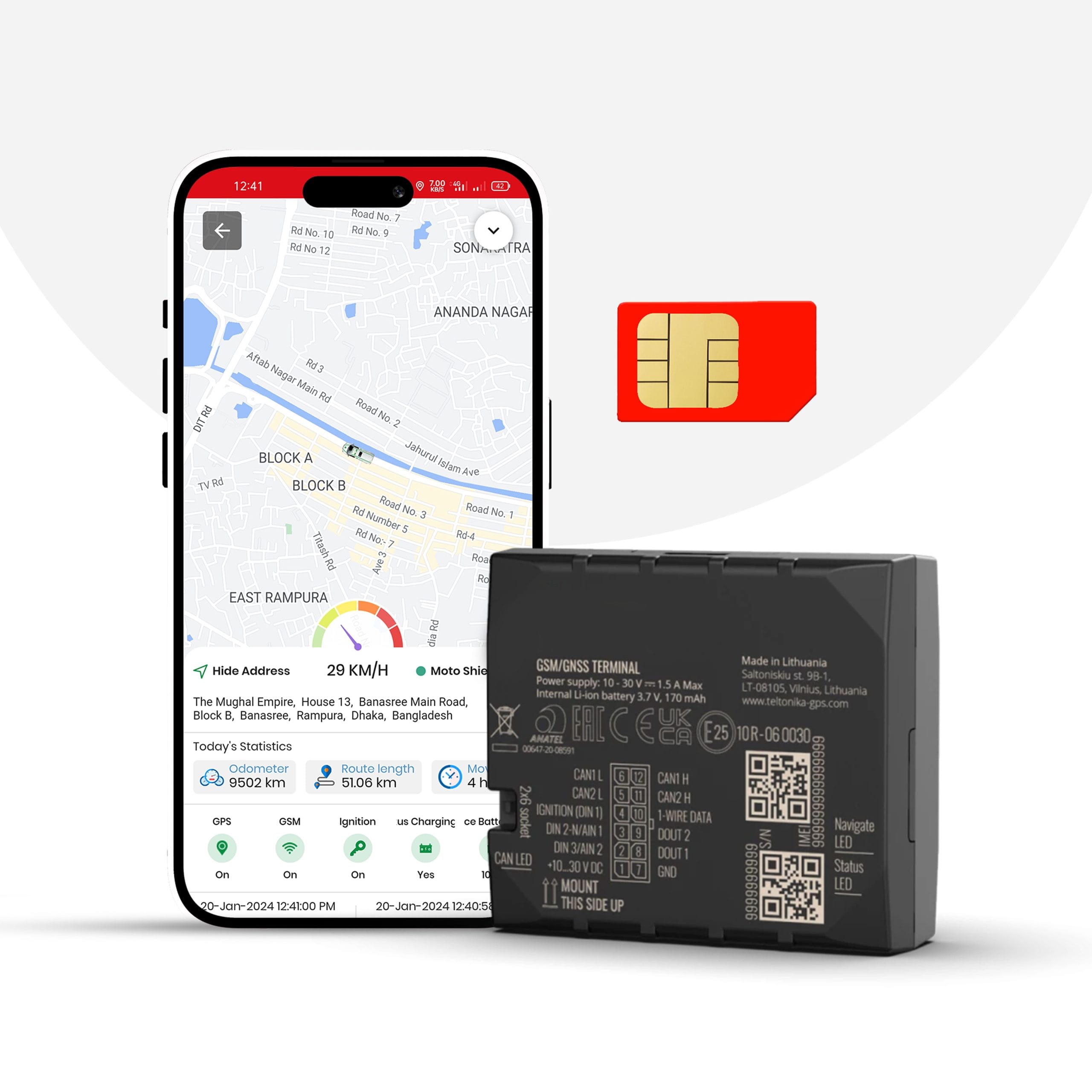 FMB140-1-scaled-1.jpg Premium Wired Device (With Fuel) - Image 1