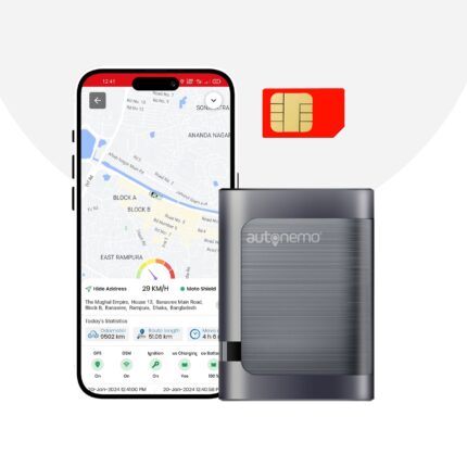 Wireless GPS Tracker - Hidden GPS for Bike, Car, Kids School Bag | 7500mAh Battery | Magnetic Base for Easy Installation