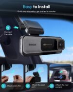 Botslab G980H Pro Dual Dash Cam 4K Dash Cam Front and Rear - Image 3