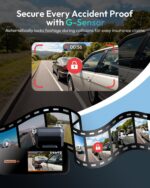 Botslab G980H Pro Dual Dash Cam 4K Dash Cam Front and Rear - Image 7
