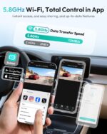 Botslab G980H Pro Dual Dash Cam 4K Dash Cam Front and Rear - Image 8