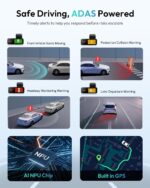 Botslab G980H Pro Dual Dash Cam 4K Dash Cam Front and Rear - Image 11